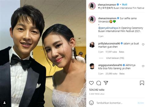 Biff Shenina Cinnamon Pamer Selfie Bareng Song Joong Ki Artis