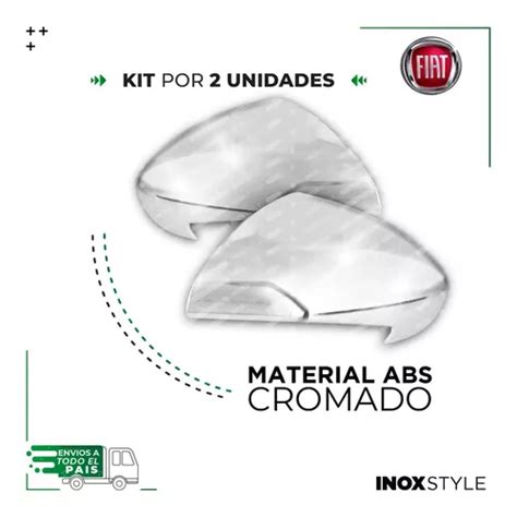 Kit Cachas Cubre Espejos Cromados Para Fiat Argo Cronos Hgt Precision