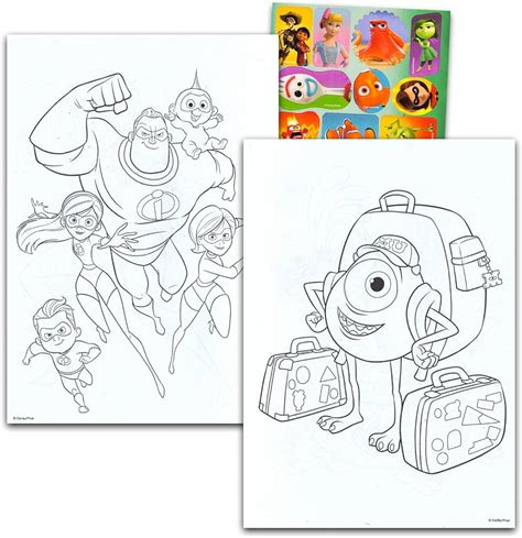 Disney Pixar Coloring Pages 2025
