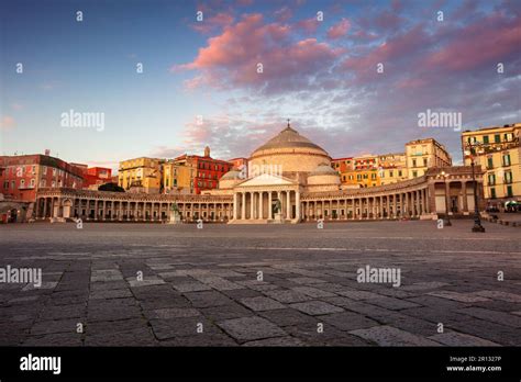 Naples Italy Cityscape Image Of Naples Italy With The View Of Large