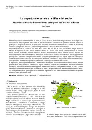 La Copertura Forestale E La Difesa Del Suolo PDF