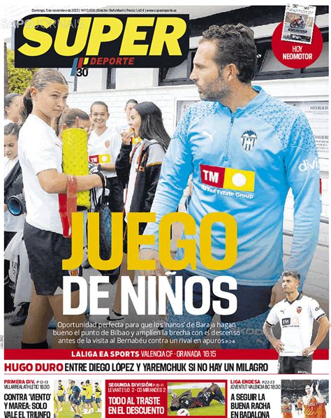 Super Deporte 5 nov 2023 Jornais e Revistas SAPO pt Última hora