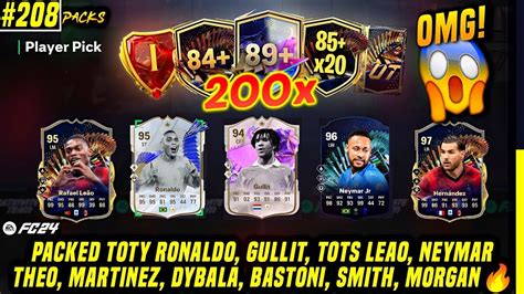 Omg Packed Toty Ronaldo Neymar Leao Gullit Opening X