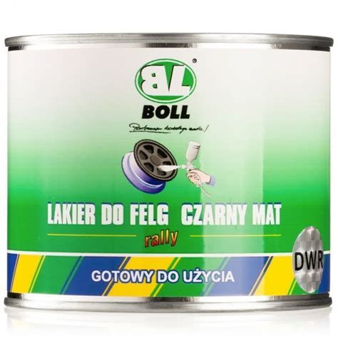 Boll Lakier Do Felg Samochodowych Rally Ml Czarny Mat Boll