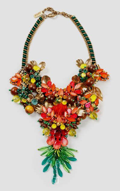 Rada Tropical Statement Necklace