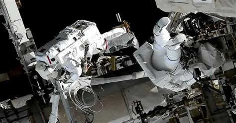 First spacewalk of the year completed by two astronauts