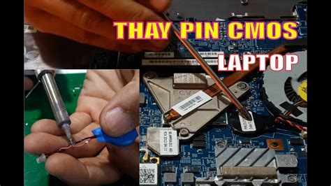 Hướng dẫn thay pin CMOS cho laptop Replace cmos laptop battery Kiến