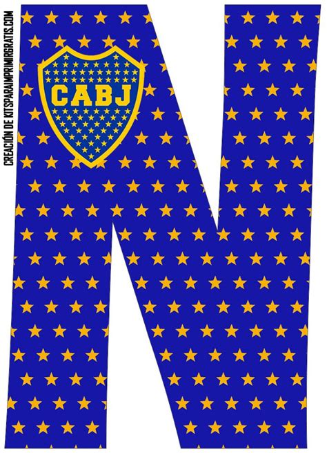 Gratis Abecedario Boca Juniors Kits Para Imprimir Gratis