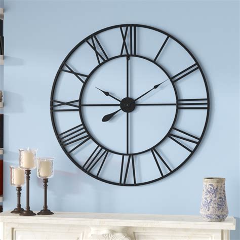 Zetilla Metal Wall Clock Foter