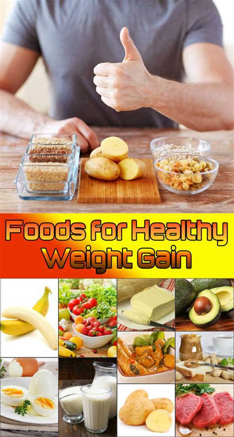 Foods for Healthy Weight Gain