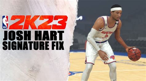 Josh Hart Jumpshot Fix NBA2K23 YouTube