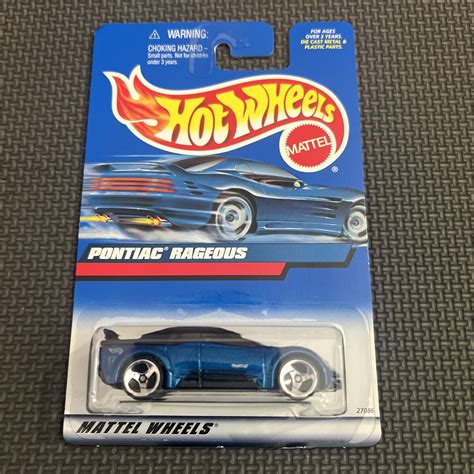 Hot Wheels 1997 Pontiac Rageous Blue Concept High Performance Crossover 4 Door EBay