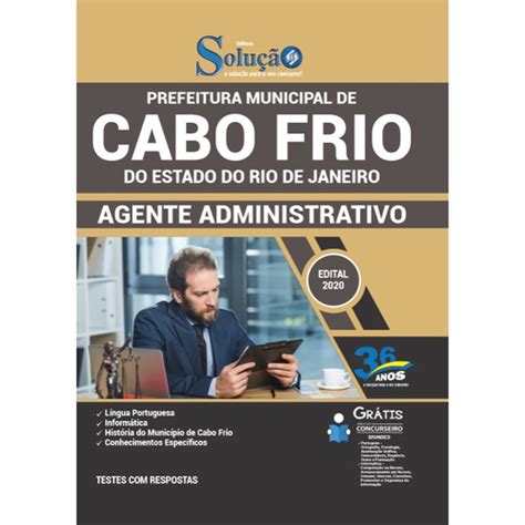 Apostila Prefeitura De Cabo Frio Rj Agente Administrativo Submarino