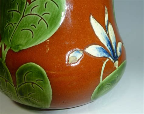 PAW Paul Anna Wranitzky Art Nouveau Vase Majolika B 412 EBay