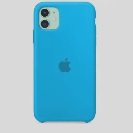 Capinha Case De Celular Silicone Iphone Pro Azul Em Promo O