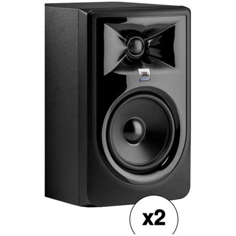 JBL 306P MkII Powered 6 5 Two Way Studio Monitors Pair B H