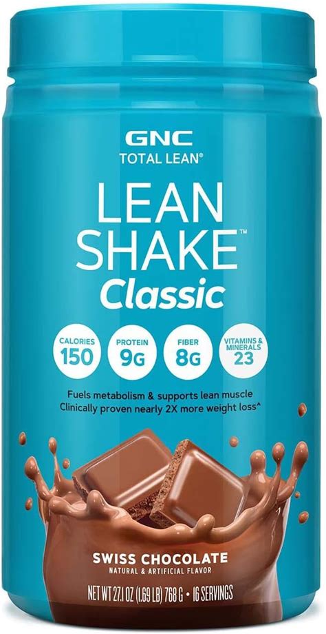 Gnc Total Lean Lean Shake 25 Protein Powder High Protein Meal Replacement Shake