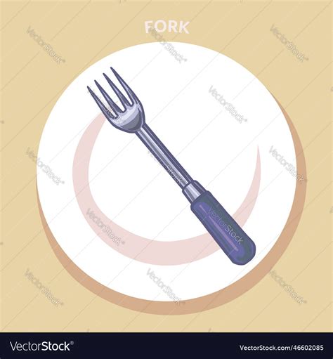 Fork Royalty Free Vector Image - VectorStock