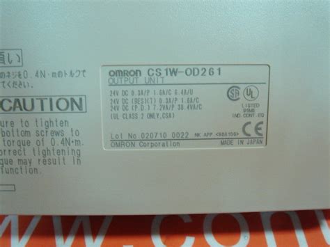 Omron Cs1w Od261 裕益科技自動化設備可程式編碼器plc分散式控制系統dcs