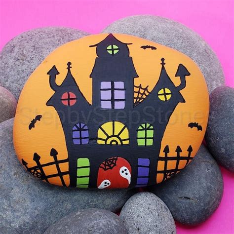 House Painted Rock Etsy