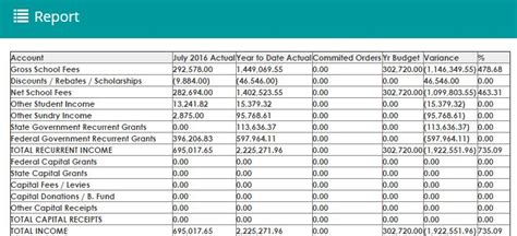 Monthly Financial Report Template 1 Professional Templates Report Template Good Essay