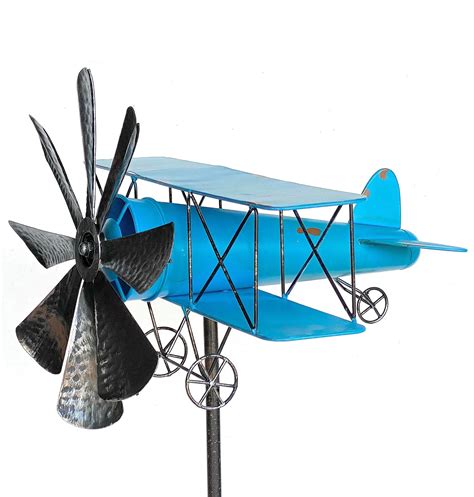 Metall Windrad Flugzeug Massives Windspiel Windm Hle F R Den Garten