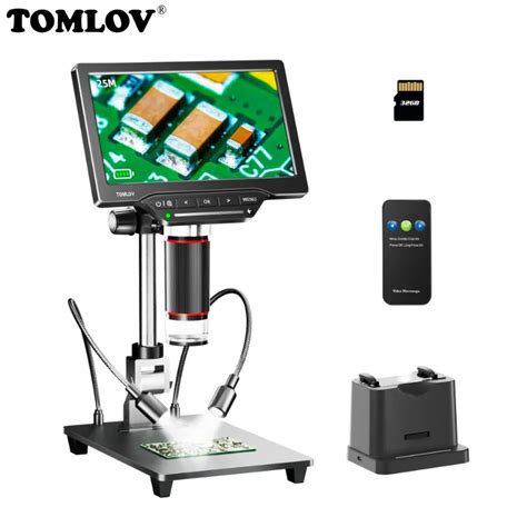 Tomlov Dm Max Digital Microscope X Ips Screen Hdmi