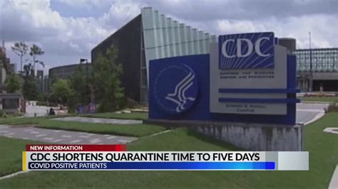 Cdc Shortens Quarantine Time To Five Days Youtube