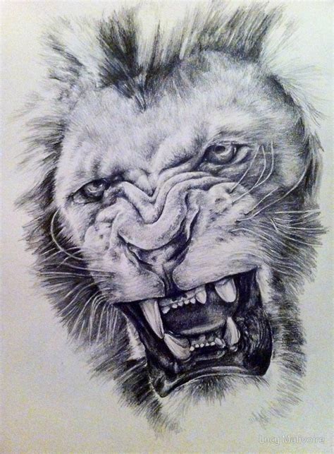 Lion Roar Drawing at GetDrawings | Free download