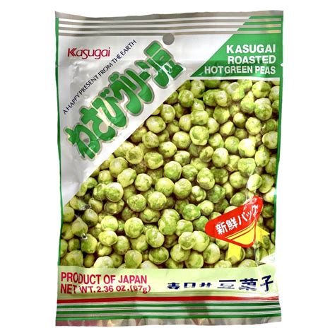 Kasugai Roasted Wasabi Green Peas 73g Genki Mart