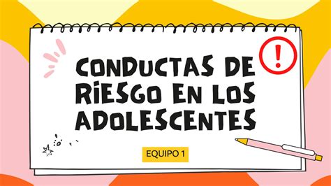 Solution Conductas De Riesgo En Los Adolescentes Studypool