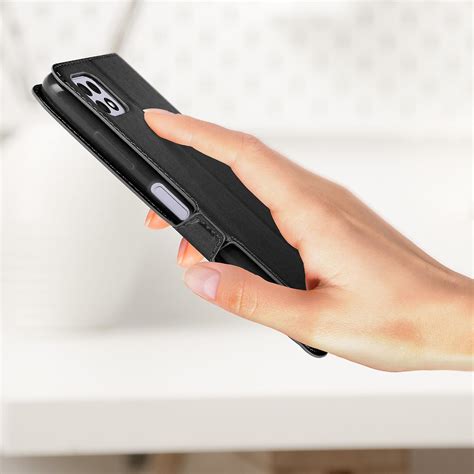 Galaxy A22 5G Case Dual Window Video Stand Black | Fruugo UK