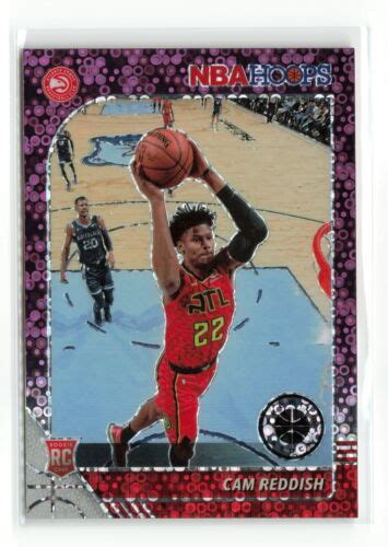 CAM REDDISH 207 RC 2019 20 PANINI HOOPS PREMIUM STOCK HAWKS PURPLE