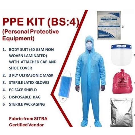 Non Woven Free Size Bs Ppe Kit At Rs In New Delhi Id