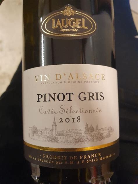 2018 Laugel Pinot Gris Cuvée Sélectionnée France Alsace Cellartracker