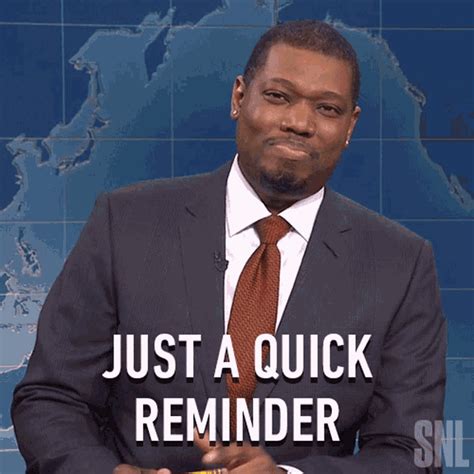 Just A Quick Reminder Saturday Night Live  Just A Quick Reminder