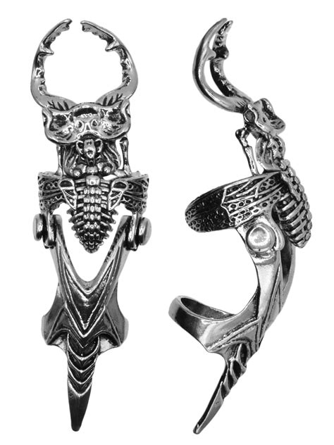 Кольцо-коготь Жук ККГ159 - купить в интернет-магазине RockBunker.ru