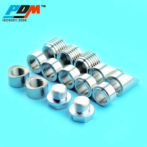 Stainless Steel Bungs M18 X 15mm 45 Degree Angled Thread Oxygeno2 Sensors Bungs For