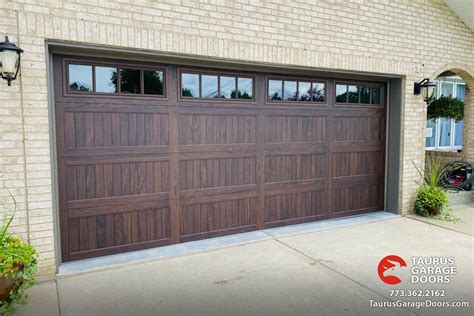 Wood Style Garage Door Installation in Barrington - Taurus Garage Doors ...