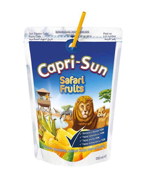 Capri Sun Meyve Suyu Ml X Li Koli Safari Fruits Fmcgstore