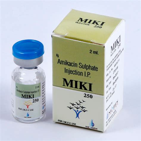 Amikacin Sulphate Mg Injection Ip For Hospital Packaging Type