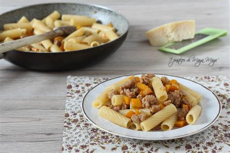 Tortiglioni Con Rag Di Salsiccia E Zucca I Pasticci Di Maga Mag