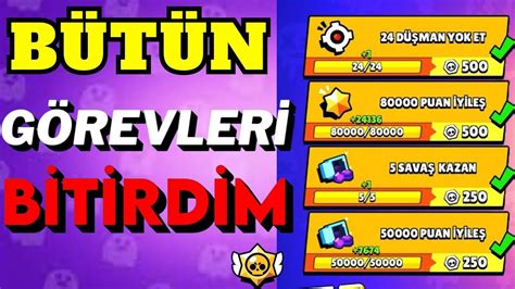 Tek Seferde B T N G Revler Yapmaya Ali Tim Brawl Stars Youtube