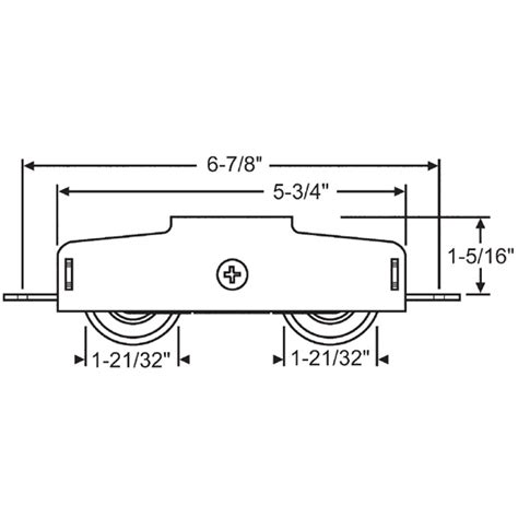 Tandem Patio Door Roller 9 502npb Window And Door Parts