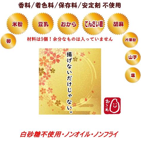 訳あり版 手作りおからクッキーノンオイル白砂糖不使用【米粉と豆乳の揚げないおからかりんとう】260g無添加 全国送料無料