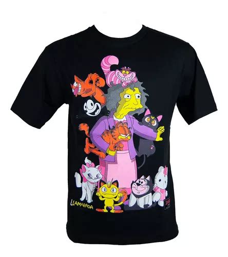 Remera La Loca De Los Gatos Los Simpsons