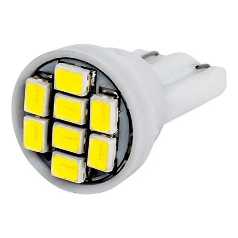 Lampada Pingo T10 Branca 8 Leds 12v 1 Unidade Para Teto Placa