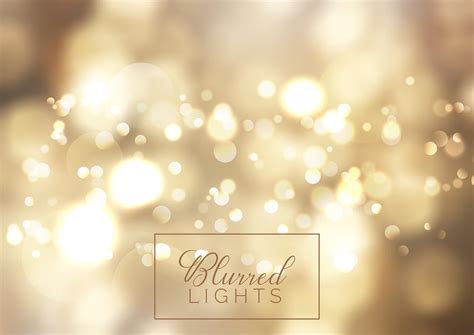 Golden Bokeh Lights Background 267507 Vector Art At Vecteezy