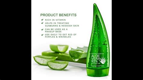 Aloe Vera Smoothing Moisture Gel For Face And Body YouTube