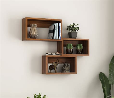 Buy Antila Wall Shelves (Exotic Teak Finish) Online in India at Best ...